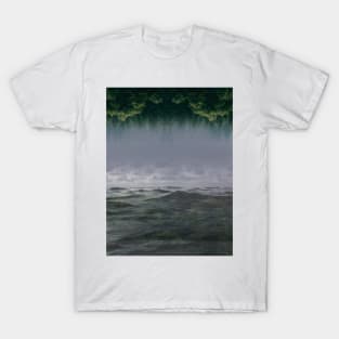 Sea, Forest Art, Dark T-Shirt